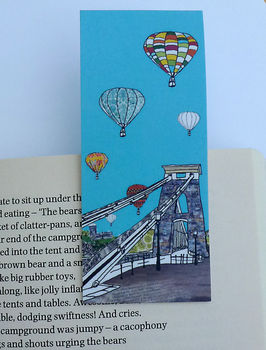 Balloons Over The Toll Bridge Bristol Magnetic Bookmark, 3 of 3