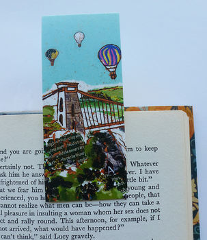 Balloons Over The Bridge Bristol Magnetic Bookmark, 3 of 3