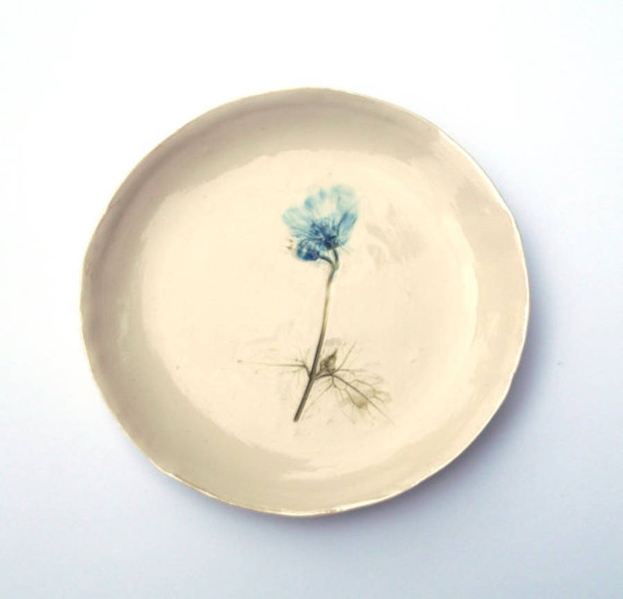 Decorative Plates With Flower, 1 of 2