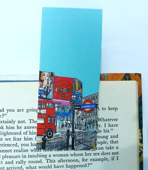 Piccadilly Circus London Magnetic Bookmark, 3 of 3