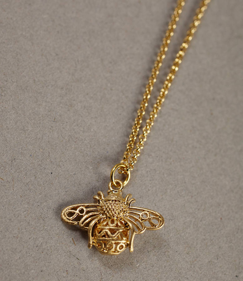 Bumblebee gold necklace Outlet