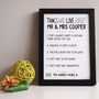 Personalised 'Things We Love About' Wedding Print, thumbnail 1 of 2