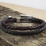 Personalised Hidden Message Leather Bracelet, thumbnail 9 of 10