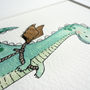 The Dinosaur Who Wanted To Be A Dragon Nursery Print, thumbnail 3 of 11