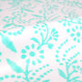 Green Floral Oilcloth, thumbnail 2 of 2