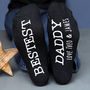 Bestest Daddy Personalised Socks, thumbnail 4 of 5