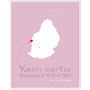 Engaged In Mauritius Personalised Print, thumbnail 4 of 11