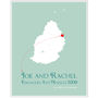 Engaged In Mauritius Personalised Print, thumbnail 9 of 11