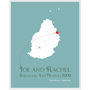 Engaged In Mauritius Personalised Print, thumbnail 10 of 11