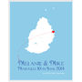 Wedding In Mauritius Personalised Print, thumbnail 5 of 11