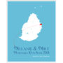 Wedding In Mauritius Personalised Print, thumbnail 6 of 11