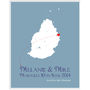 Wedding In Mauritius Personalised Print, thumbnail 8 of 11