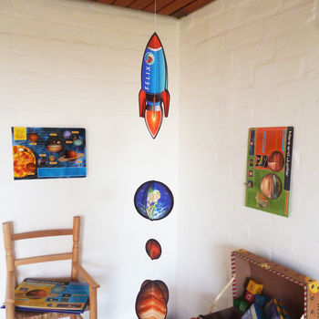 Personalised Space Rocket Mobile, 4 of 4