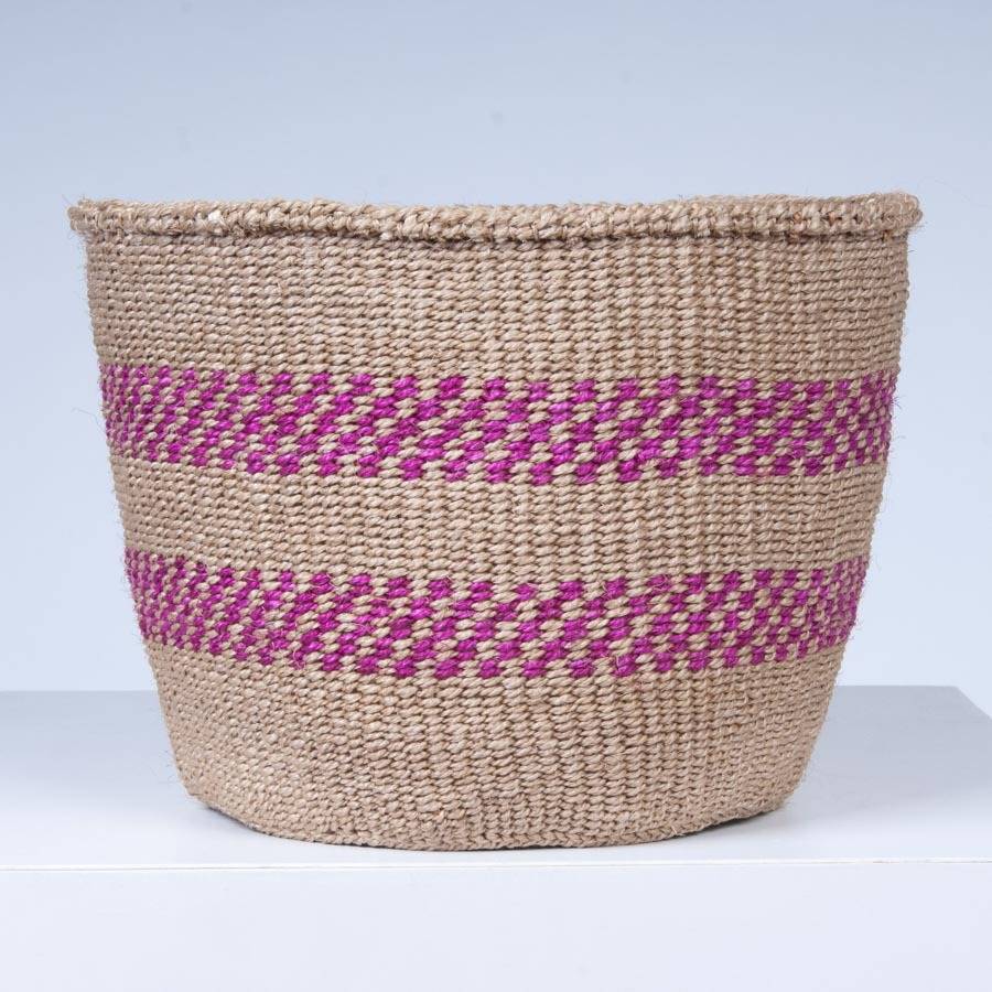 mti sisal storage basket by the basket room | notonthehighstreet.com