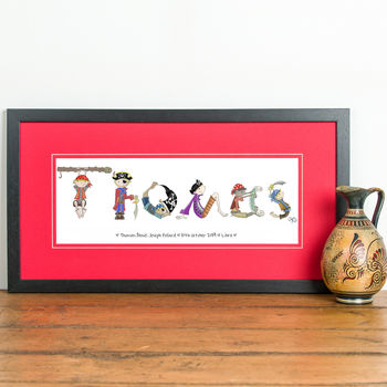 Personalised 'Pirate Name' Children's Print, 10 of 12