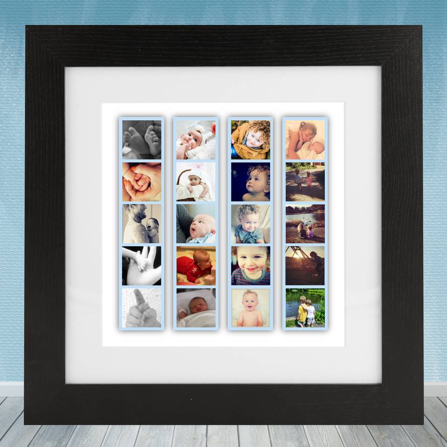 Personalised Photo Booth Strip Frame In Seven Colours, 1 of 8