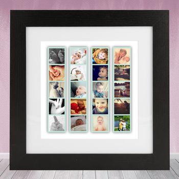 Personalised Photo Booth Strip Frame In Seven Colours, 2 of 8
