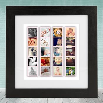Personalised Photo Booth Strip Frame In Seven Colours, 5 of 8