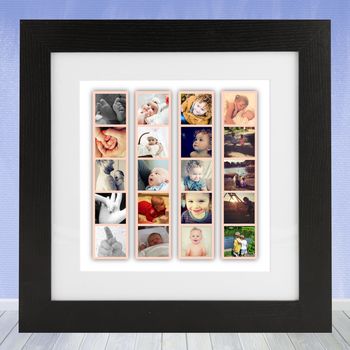 Personalised Photo Booth Strip Frame In Seven Colours, 8 of 8