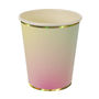 Eight Ombre Paper Cups, thumbnail 1 of 2
