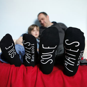 Father And Child Sole Mate Set Of Socks, 2 of 2