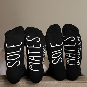 His And Hers Sole Mate Set Of Socks, 2 of 3