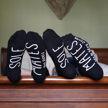 His And Hers Sole Mate Set Of Socks, 3 of 3