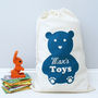 Personalised Bear Toy Bag, thumbnail 1 of 4