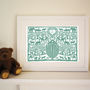 Personalised Noah's Ark Tree Heart Print, thumbnail 2 of 9