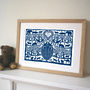 Personalised Noah's Ark Tree Heart Print, thumbnail 3 of 9