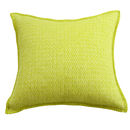 lime green wool throw and cushion cover by jodie byrne ...