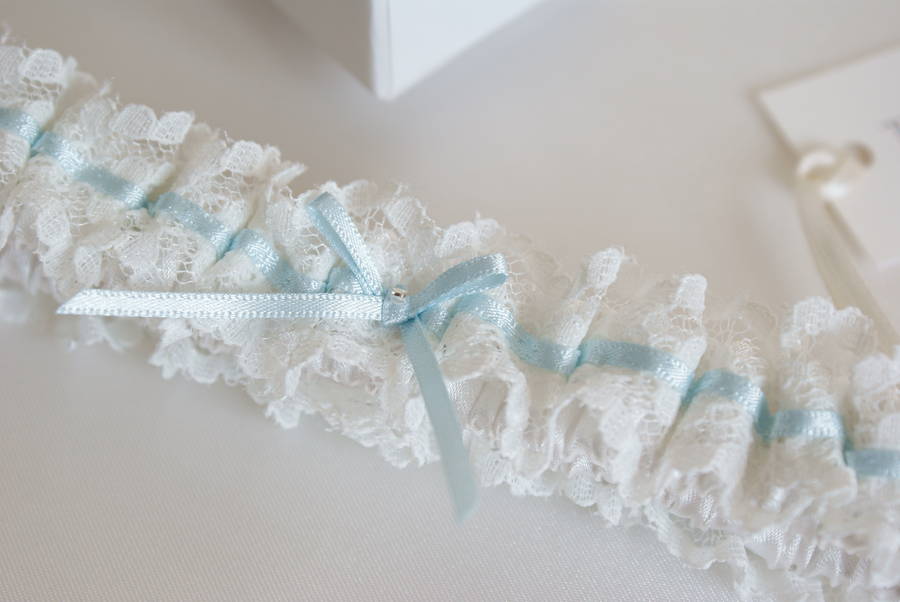 Eve Satin And Lace Garter, 1 of 6