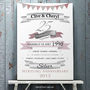 Personalised Silver Anniversary Typographic Art, thumbnail 4 of 5