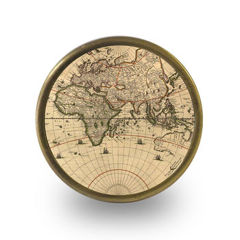 Vintage Style Maps Compass Cupboard Knobs, 6 of 10