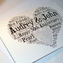 Personalised 30th Wedding Anniversary Love Sparkle Card, thumbnail 5 of 9