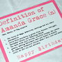 Personalised Definition Birthday Card, thumbnail 6 of 12