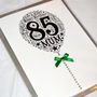 Personalised Happy Birthday Balloon Sparkle Card, thumbnail 6 of 12