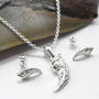 Sterling Silver Raptor Claw Necklace, thumbnail 6 of 10