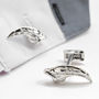 Sterling Silver Raptor Claw Cufflinks, thumbnail 2 of 6