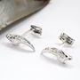 Sterling Silver Raptor Claw Cufflinks, thumbnail 1 of 6