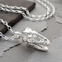 Sterling Silver T Rex Skull Necklace, thumbnail 1 of 8