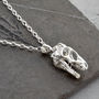 Sterling Silver T Rex Skull Necklace, thumbnail 4 of 8
