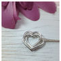 Eternity Heart Silver Pendant, thumbnail 2 of 4