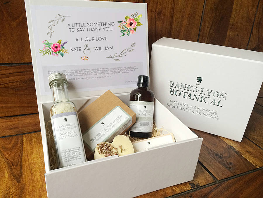 bridemaids/wedding handmade organic gift set by bankslyon botanical
