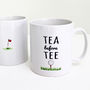 'Tea Before Tee' Golf Mug, thumbnail 2 of 6
