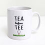 'Tea Before Tee' Golf Mug, thumbnail 4 of 6
