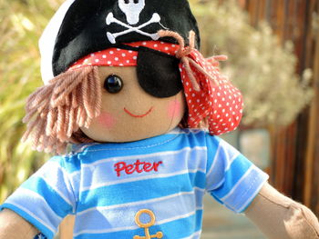 Personalised Boys' Peter Pirate Rag Doll, 2 of 3
