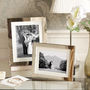 Classic Polished Silver Picture Frame With Ivory Mount, thumbnail 4 of 5