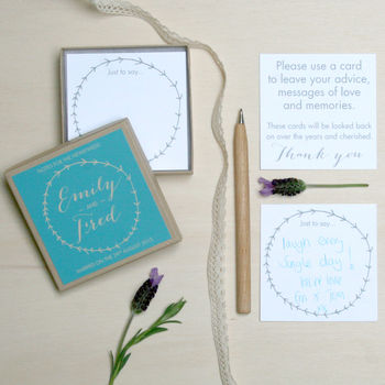 Personalised Wedding Guest Message Box, 5 of 5