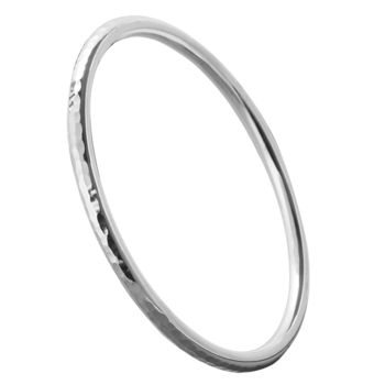 Personalised Round Silver Bangle, 4 of 8